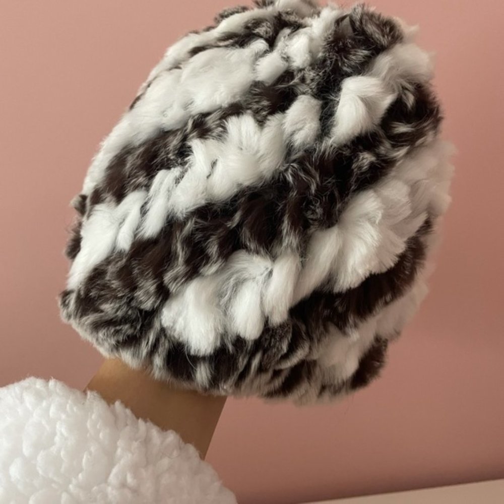 100% Real Rabbit Fur Hat - Picture 6 of 11
